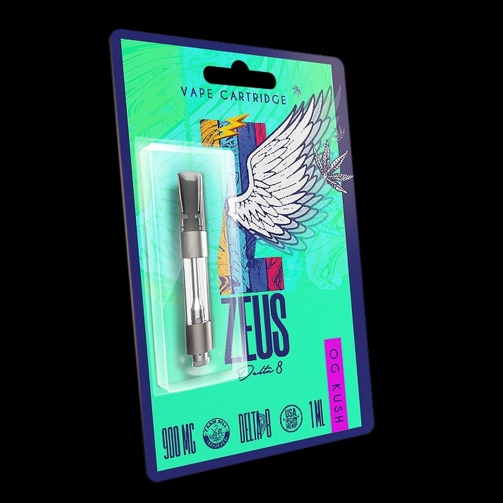 Zeus Delta 8 Cartridge OG Kush - 900mg